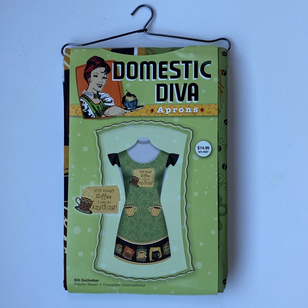 Domestic Diva Vintage Style Apron Kit
